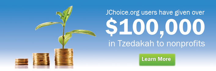 JChoice give $100,000 in Tzedakah