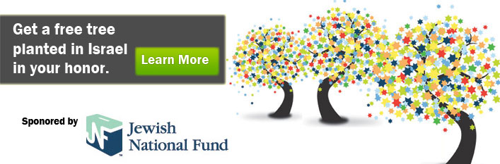Get a free tree planted in our honor